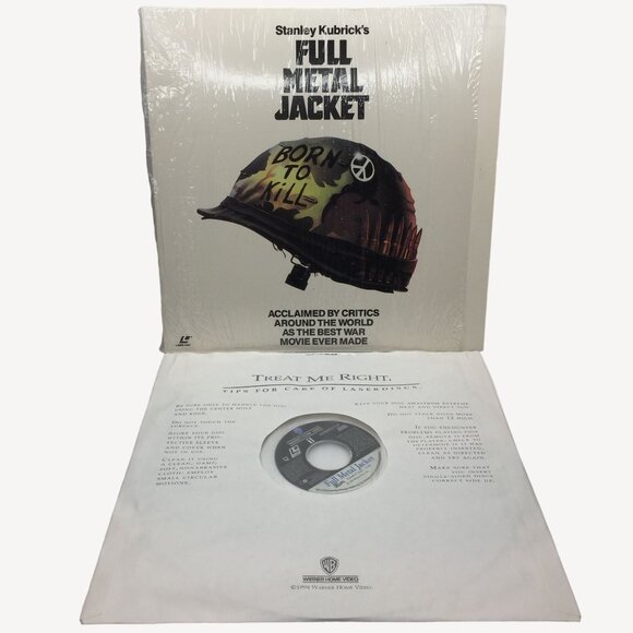 Full Metal Jacket Stanley Kubrick Laser Disc Best War Movie Modine Baldwin Ermey - Picture 1 of 10
